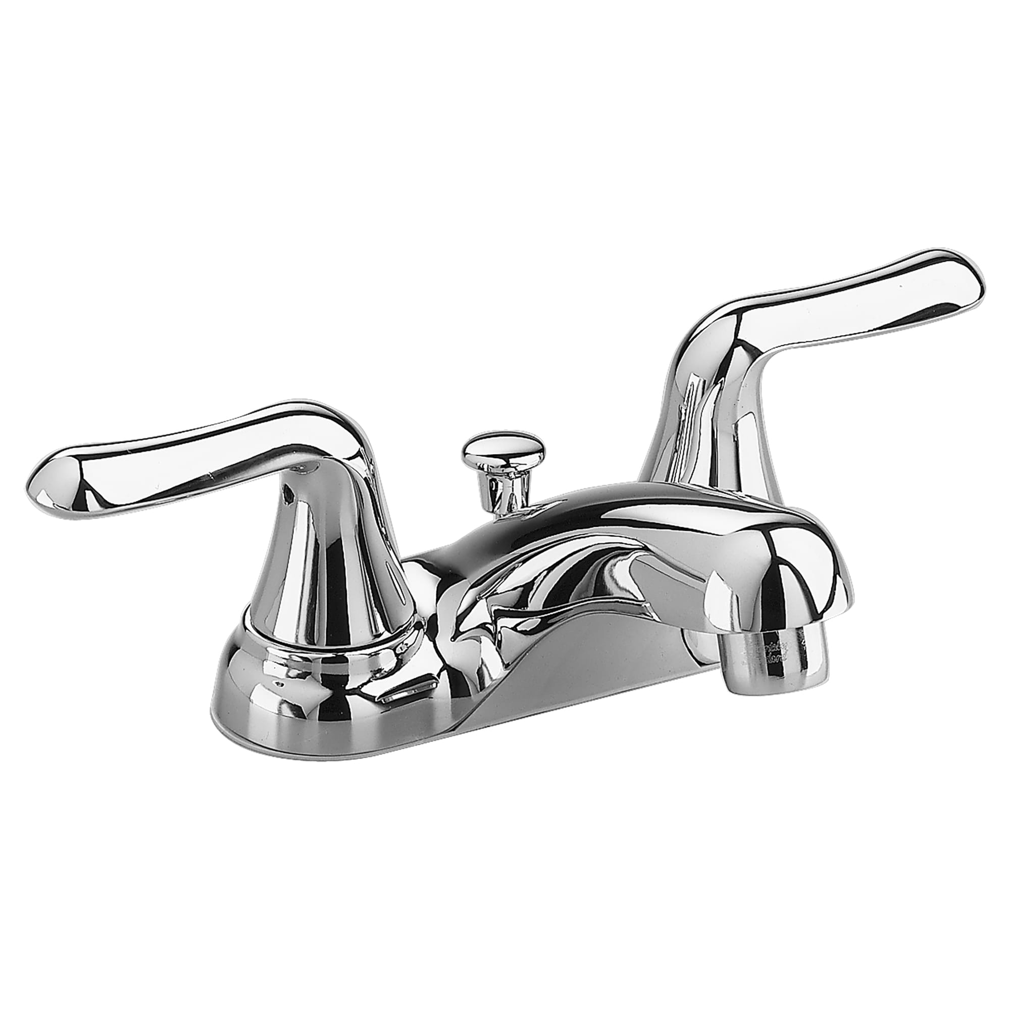 Colony Soft 4 Inch Centerset 2 Handle Bathroom Faucet 12 gpm 45 L min With Lever Handles CHROME